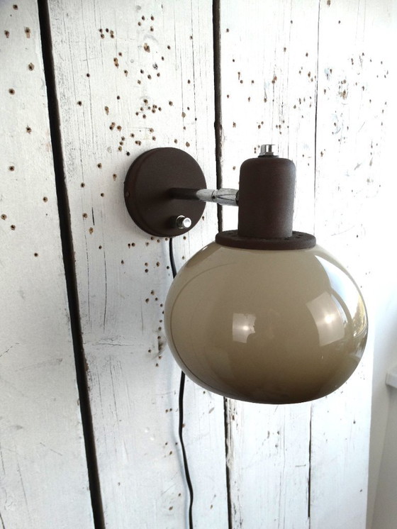 Image 1 of Vintage Dijkstra stijl muurlamp.