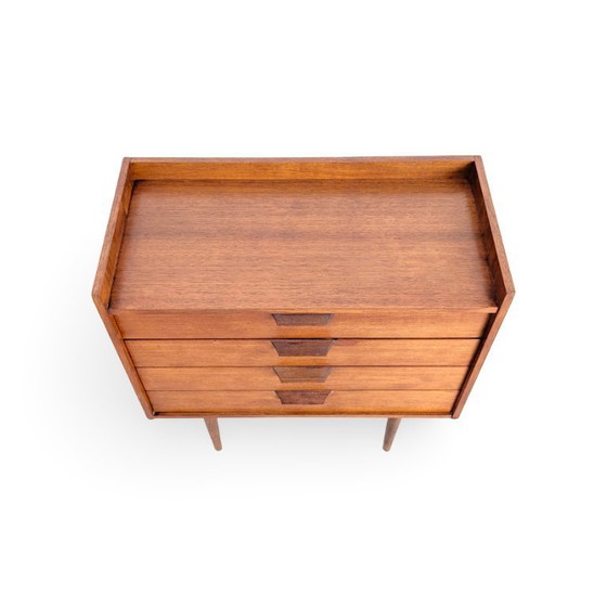 Image 1 of Original Midcentury Vintage Teak Chest of Drawers, Bedside Table, Danish