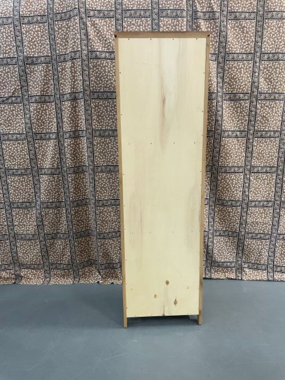 Image 1 of Smalle hoge lichteiken kast