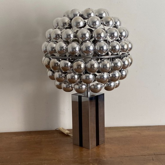 Kinetic lamp. 1970. Space age. – Table lamps, Plastic, Metal (photo 3 of 7)