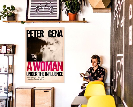 Image 1 of Una mujer bajo la influencia - Cassavetes, Peter Falk, Gena Rowlands 1974 - Póster 70 x 100 cm