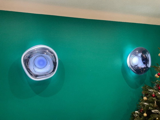 Image 1 of 2x Tom Dixon wandlamp (smeltoppervlak)