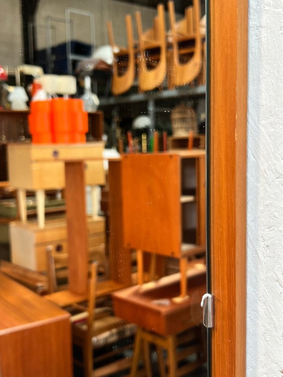 Vintage Rectangular Mirror, Teak, Sweden 1960s – Wood, Glass (photo 3 of 12)