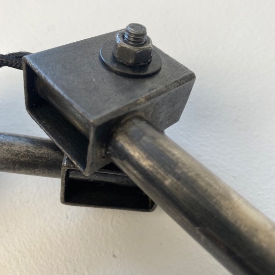 Image 1 of ANTIQUE 1950S INDUSTRIAL WORKSHOP SCONCE