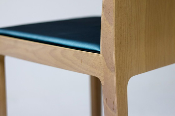 Image 1 of SET DI SEI SGABELLI DA BAR “ANNA” IN FAGGIO DI CRASSEVIG, ITALIA, ANNI '90