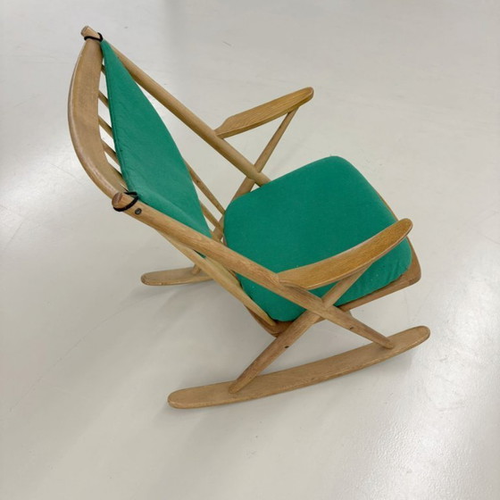 Frank Reenskaug Voor Bramin Schommelstoel Model 182 – Schommelstoelen, Wood (photo 11 of 14)
