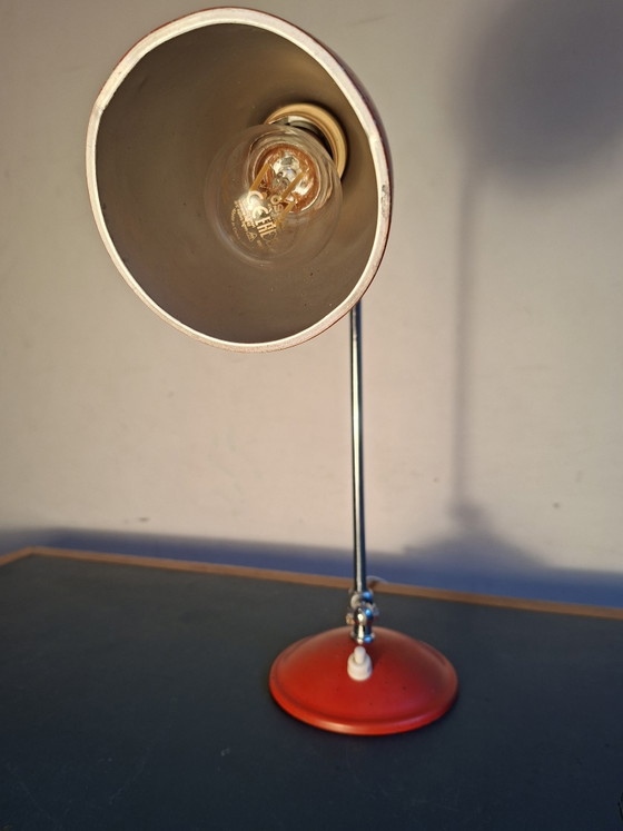 Charmante Mid-Century Desk Lamp – lvb, Reading Lamp, Aluminium, Metal (photo 9 of 12)