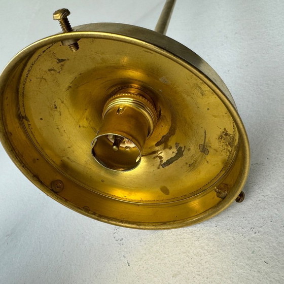 Image 1 of VINTAGE LARGE OPALINE TABLE LAMP