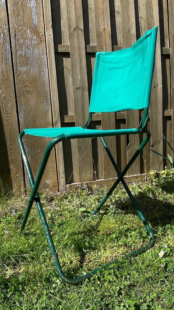 Image 1 of CHAISE pliante CAMPING Vintage