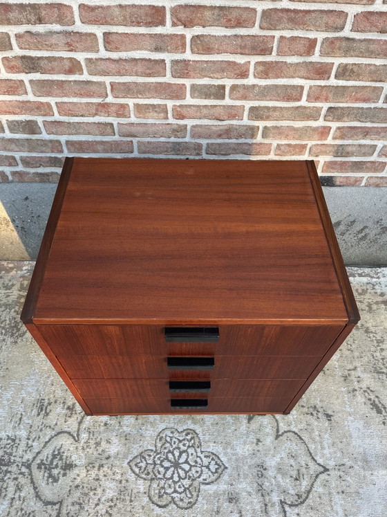 Image 1 of Vintage Made to Measure ladenkast met 4 laden door Cees Braakman voor Pastoe,