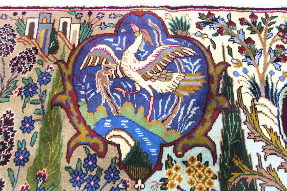 Image 1 of Tapis persan original noué à la main Kashmar Fein Paradise Design 389 x 296 cm Top condition