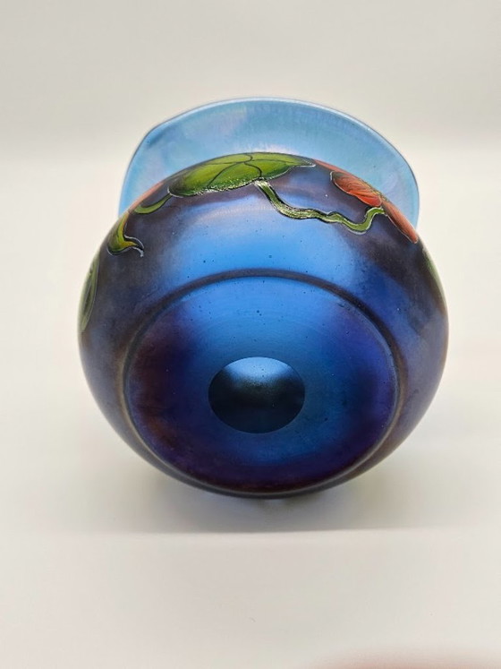Piccolo Vaso in Vetro Art Nouveau – Glashüttenwerke Buchenau / Betty Hedrich attr. (ca. 1900) – Vasi (photo 12 of 16)