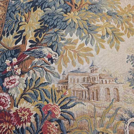 Image 1 of Tenture murale vintage française de style Aubusson Le Lignon, 1970