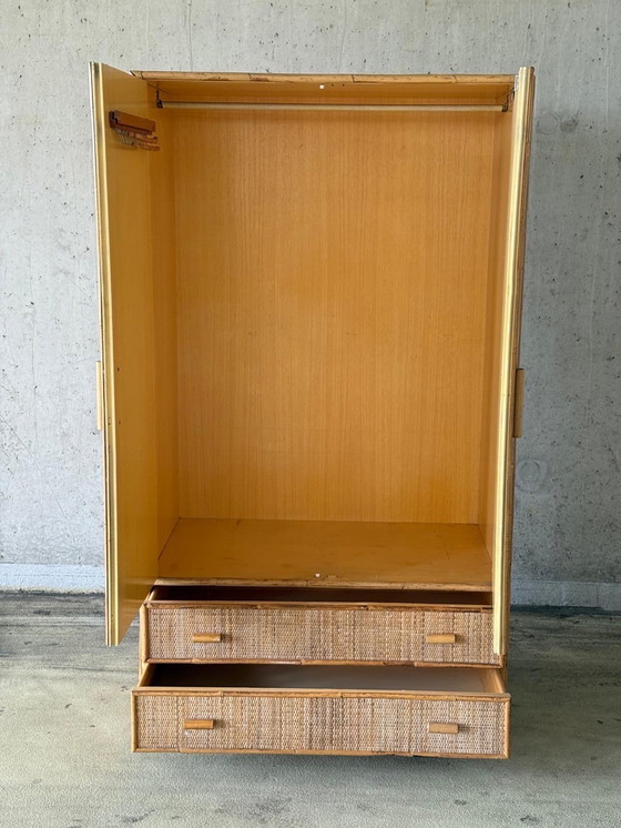 Image 1 of Armadio vintage Dal Vera in bambù boho, 1970