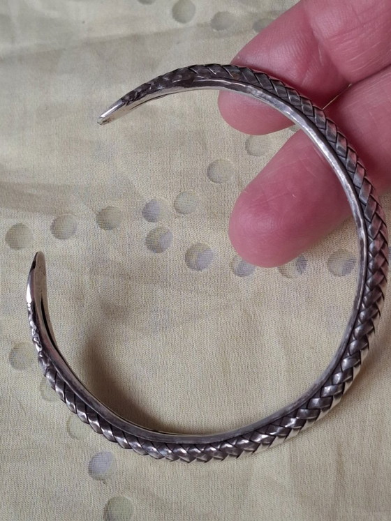 Image 1 of Massief zilveren armband, 20 cm (geschikt voor polsen van 18,5 tot 22 cm)