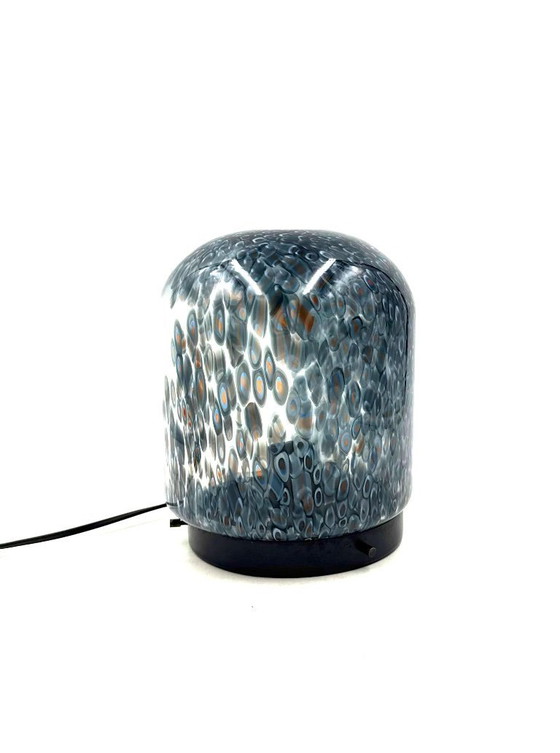 Image 1 of Gae Aulenti, lámpara de mesa de vidrio soplado 'Neverrino', Vetreria Vistosi Italia años 70