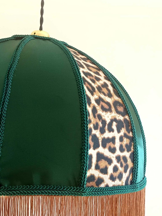 Lampada a Sospensione Leopardo e Frange – Lampade a sospensione, Silk, Textile (photo 6 of 12)