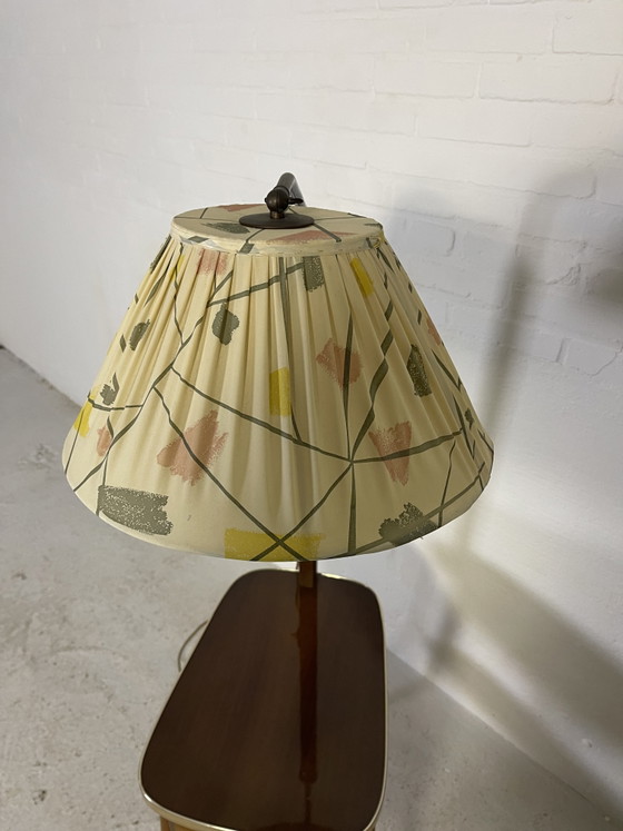 Image 1 of Vintage staande lamp bijzettafel 