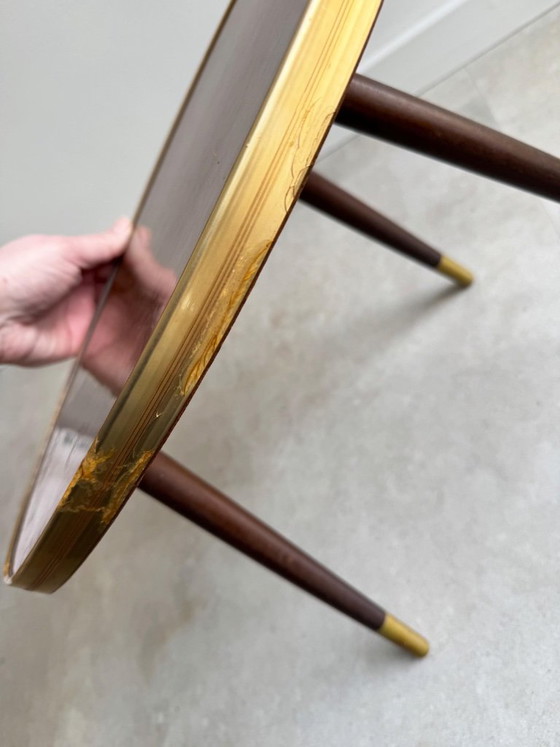1x Table d'appoint/table à plantes vintage en Formica – Porte-plantes, Metal, Plastic (photo 9 of 10)