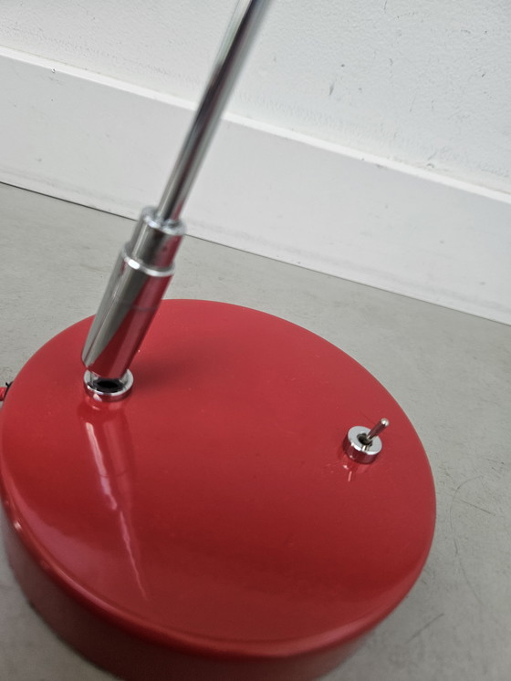 Image 1 of Red minimalist designer lamp Desk lamp.