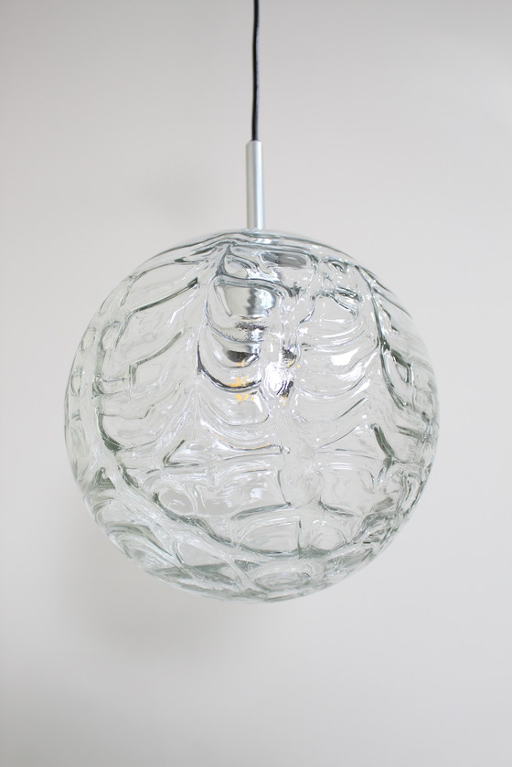 Image 1 of Lampe boule vintage, Globe - Doria, Transparent