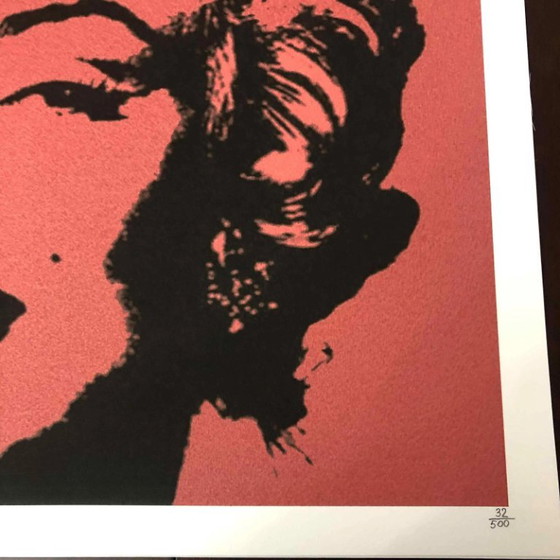 Litografía de "Marylin Monroe" de la década de 1990, inspirada en la obra de Andy Warhol. (photo 3 of 9)
