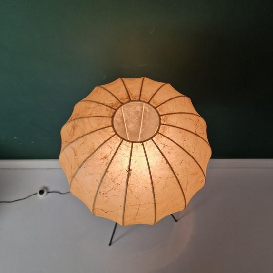 Image 1 of Lampadaire vintage en forme de cocon de Goldkant Leuchten – Allemagne, années 1960/70