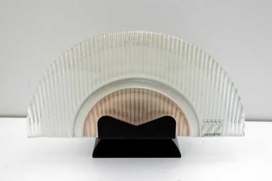 Image 1 of Pareja de lámparas de sobremesa de cristal de Murano italiano Altarte de Stilkronen, 1992