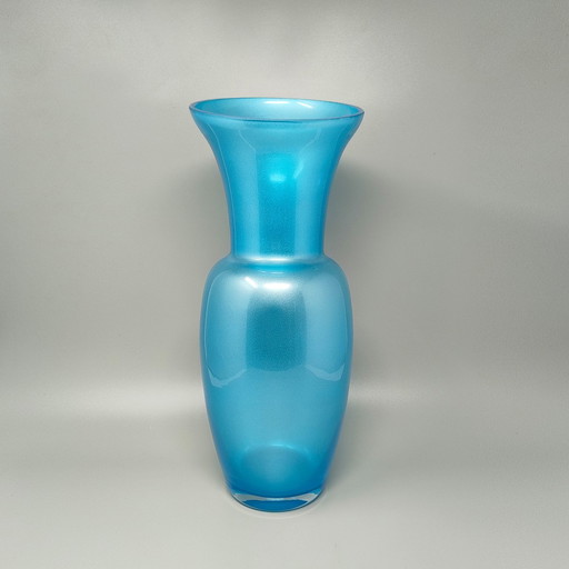1970er Jahre Erstaunliche blaue Vase von Jean Close für Michielotto, hergestellt in Italien