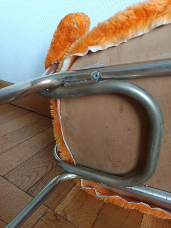 Image 1 of Poltrona soffice arancione Pelfran