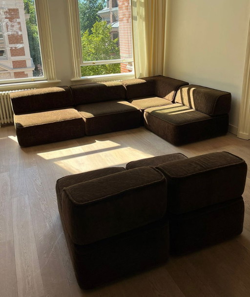 Large Vintage Modular Sofa – COR Trio Style – 6 Modules