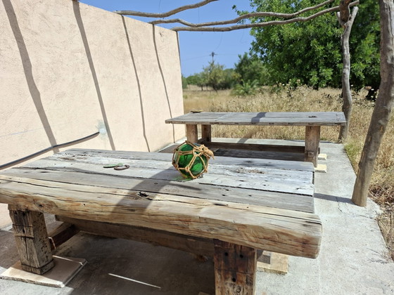 Tavolo rustico in legno massello recuperato – Tavoli da pranzo (photo 3 of 5)