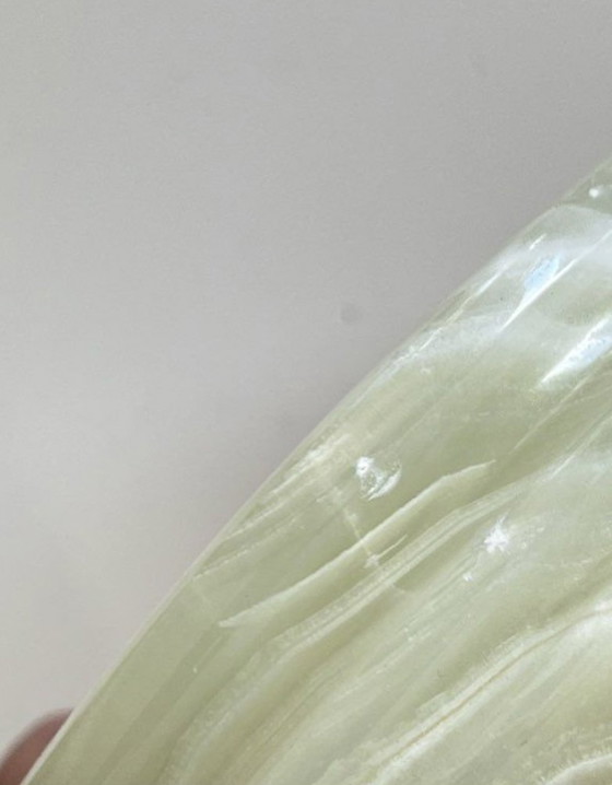 Image 1 of Vintage Green Onyx ashtray - Made in Italy - 1960s