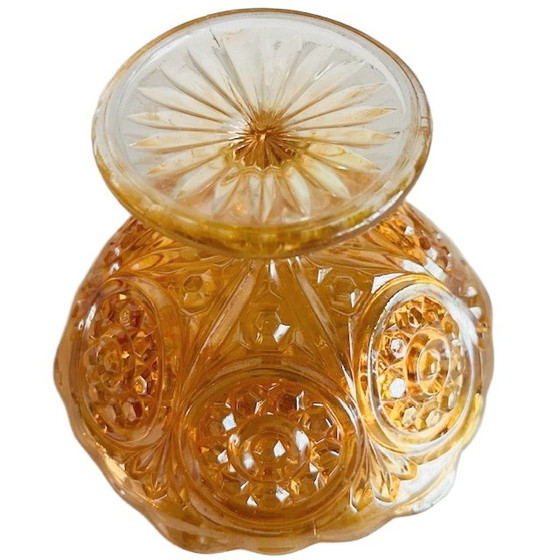 Image 1 of Piatto per dolciumi in vetro vintage Fenton Carnival, anni '60