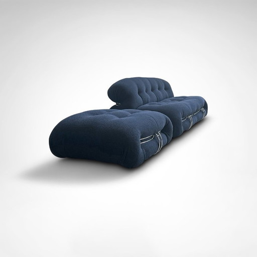 Canapé 2 places et ottoman Soriana par Tobia & Afra Scarpa pour Cassina