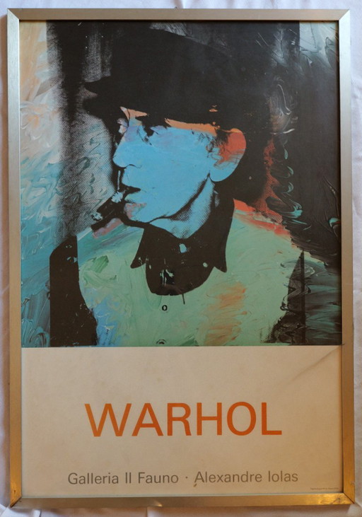 Andy Warhol Poster 1974 Man Ray Der Faun – Glass, Metal (photo 2 of 5)