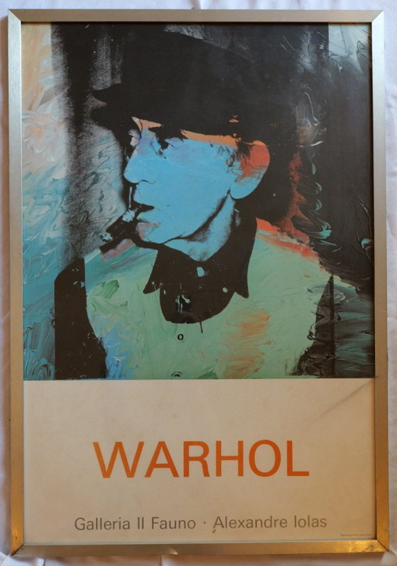 Andy Warhol Poster 1974 Man Ray Der Faun – Glass, Metal (photo 2 of 5)