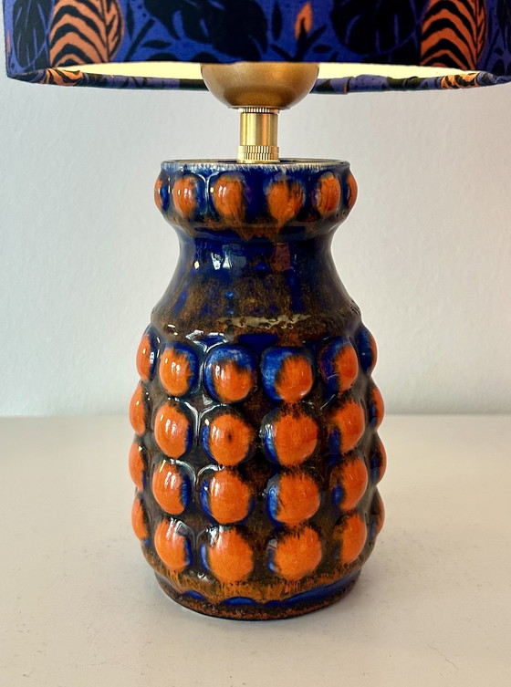 Image 1 of Upcycled table lamp from West Germany, Pop-Art vase by Bay Keramik
