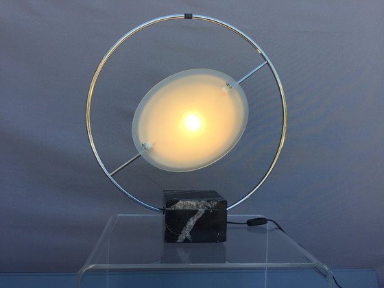 Image 1 of LUCIEN GAU LAMPE SATURNE VINTAGE