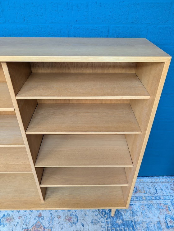 Image 1 of Bücherregal aus Eiche aus der Mitte des Jahrhunderts, Borge Mogensen, 1960er Jahre