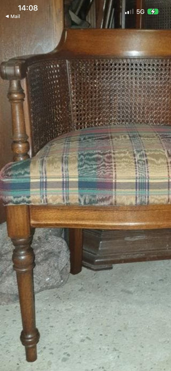 Image 1 of 4 sillones de comedor clásicos de roble