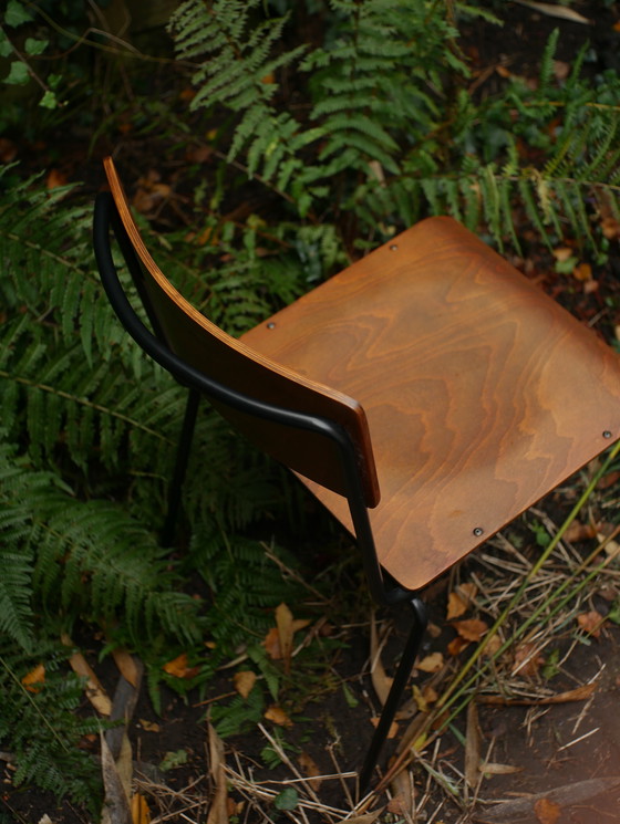 Image 1 of 2X Vintage Dutch School Chairs