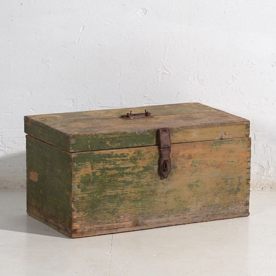 Baule antico in legno massello (c.1920) #77 – Cassettiere, Rustic (photo 4 of 40)