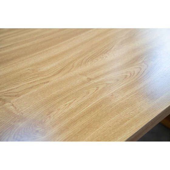 Image 1 of Vintage table with oakwood laminate top, 1970s