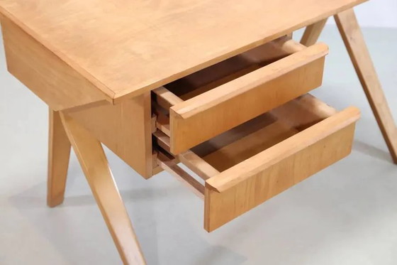 Birch EB02 desk by Cees Braakman for Pastoe – Wood, Bauhaus (photo 8 of 9)