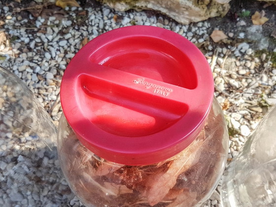 Vintage glass jar, 1950 – Decorative Objects, Plastic (photo 8 of 10)
