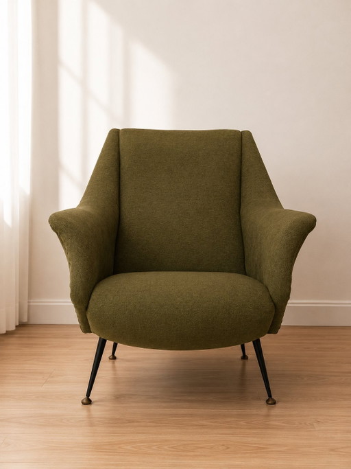 Ein Paar Gigi Radica Sessel für Minotti, 1950er Jahre
