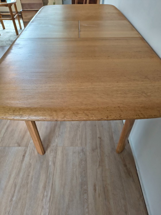 Oak Dining Table – Designer & Extendable – Wood (photo 12 of 20)