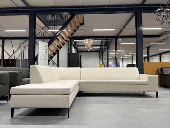 Image 1 of Gelderland 6511 Corner Sofa with Hocker Clara fabric 240x280