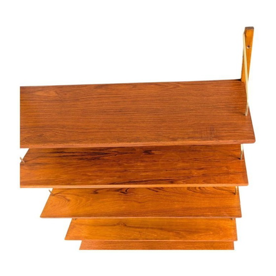 Image 1 of Original Midcentury Poul Cadovius wall shelf Royal Cado 1960 Teak4